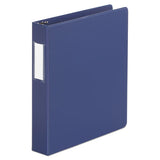 Deluxe Non-view D-ring Binder With Label Holder, 3 Rings, 1.5