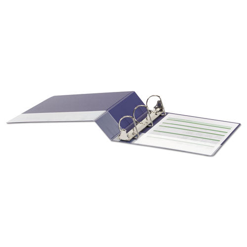 Universal® Deluxe Non-view D-ring Binder With Label Holder, 3 Rings, 2" Capacity, 11 X 8.5, Navy Blue freeshipping - TVN Wholesale