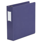 Universal® Deluxe Non-view D-ring Binder With Label Holder, 3 Rings, 2" Capacity, 11 X 8.5, Navy Blue freeshipping - TVN Wholesale