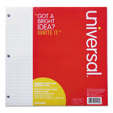 Universal® Filler Paper, 3-hole, 8.5 X 11, Wide-legal Rule, 200-pack freeshipping - TVN Wholesale