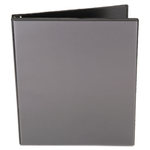 Universal® Economy Round Ring View Binder, 3 Rings, 0.5" Capacity, 11 X 8.5, Black freeshipping - TVN Wholesale