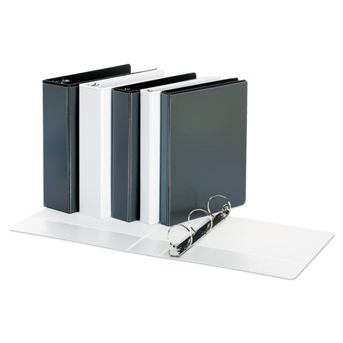 Universal® Economy Round Ring View Binder, 3 Rings, 1" Capacity, 11 X 8.5, White, 6-pack freeshipping - TVN Wholesale