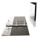 Universal® Slant-ring View Binder, 3 Rings, 4" Capacity, 11 X 8.5, Black freeshipping - TVN Wholesale