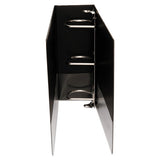 Universal® Slant-ring View Binder, 3 Rings, 4" Capacity, 11 X 8.5, Black freeshipping - TVN Wholesale