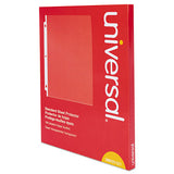 Universal® Standard Sheet Protector, Standard, 8 1-2 X 11, Clear, Non-glare, 100-box freeshipping - TVN Wholesale