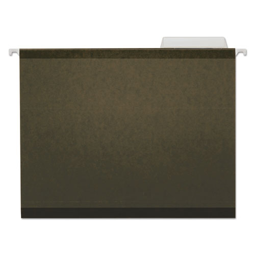 Universal® Deluxe Reinforced Recycled Hanging File Folders, Legal Size, 1-3-cut Tab, Standard Green, 25-box freeshipping - TVN Wholesale