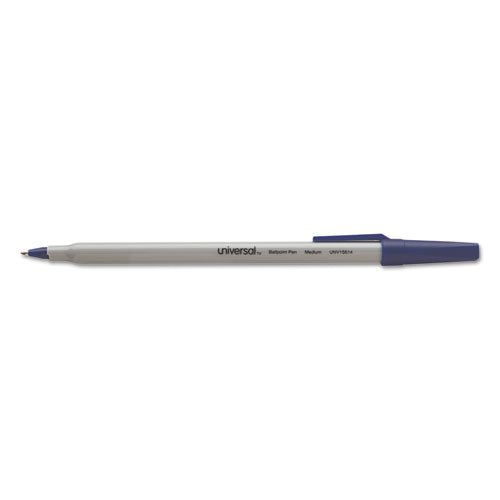 Universal™ Ballpoint Pen, Stick, Medium 1 Mm, Black Ink, Gray Barrel, Dozen freeshipping - TVN Wholesale