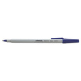 Universal™ Ballpoint Pen, Stick, Medium 1 Mm, Blue Ink, Gray Barrel, Dozen freeshipping - TVN Wholesale