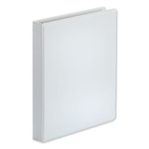 Universal® Deluxe Easy-to-open D-ring View Binder, 3 Rings, 1" Capacity, 11 X 8.5, White freeshipping - TVN Wholesale