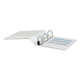 Universal® Deluxe Easy-to-open D-ring View Binder, 3 Rings, 2" Capacity, 11 X 8.5, White freeshipping - TVN Wholesale