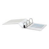 Universal® Deluxe Easy-to-open D-ring View Binder, 3 Rings, 3" Capacity, 11 X 8.5, White freeshipping - TVN Wholesale