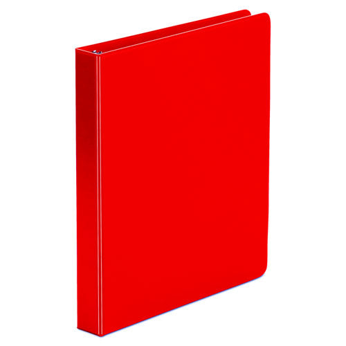 Universal® Economy Non-view Round Ring Binder, 3 Rings, 1" Capacity, 11 X 8.5, Red freeshipping - TVN Wholesale