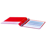 Universal® Economy Non-view Round Ring Binder, 3 Rings, 1" Capacity, 11 X 8.5, Red freeshipping - TVN Wholesale