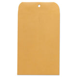 Universal® Kraft Clasp Envelope, #63, Square Flap, Clasp-gummed Closure, 6.5 X 9.5, Brown Kraft, 100-box freeshipping - TVN Wholesale