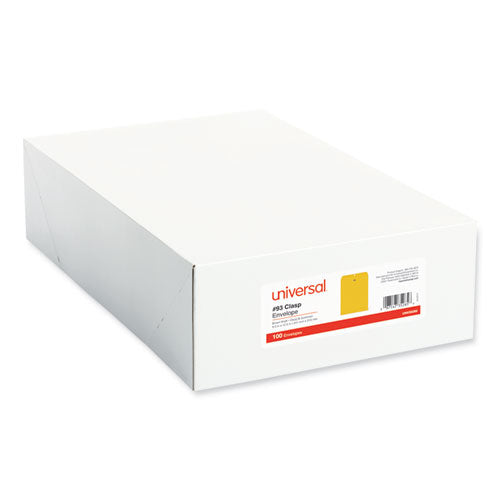 Universal® Kraft Clasp Envelope, #93, Square Flap, Clasp-gummed Closure, 9.5 X 12.5, Brown Kraft, 100-box freeshipping - TVN Wholesale