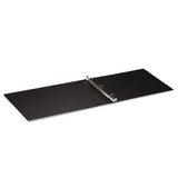 Universal® Ledger-size Round Ring Binder With Label Holder, 3 Rings, 1" Capacity, 11 X 17, Black freeshipping - TVN Wholesale