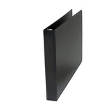 Universal® Ledger-size Round Ring Binder With Label Holder, 3 Rings, 1" Capacity, 11 X 17, Black freeshipping - TVN Wholesale