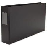 Universal® Ledger-size Round Ring Binder With Label Holder, 3 Rings, 3" Capacity, 11 X 17, Black freeshipping - TVN Wholesale
