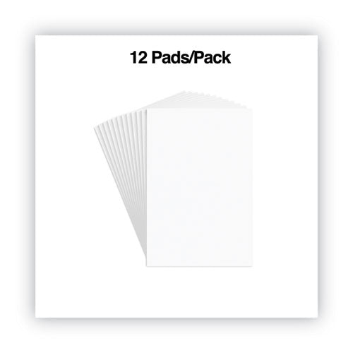 Universal® Scratch Pads, Unruled, 100 White 4 X 6 Sheets, 12-pack freeshipping - TVN Wholesale