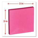 Universal® Fan-folded Self-stick Pop-up Notes, 3 X 3, Assorted Neon-yellow, 100sheet, 12-pk freeshipping - TVN Wholesale