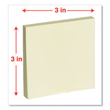 Universal® Fan-folded Self-stick Pop-up Note Pads, 3" X 3", Yellow, 90-sheet, 24-pack freeshipping - TVN Wholesale