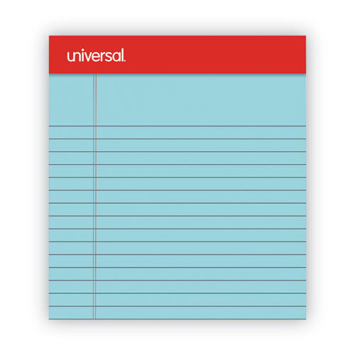Universal® Colored Perforated Ruled Writing Pads, Narrow Rule, 50 Blue 5 X 8 Sheets, Dozen freeshipping - TVN Wholesale