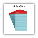 Universal® Colored Perforated Ruled Writing Pads, Narrow Rule, 50 Blue 5 X 8 Sheets, Dozen freeshipping - TVN Wholesale