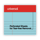 Universal® Colored Perforated Ruled Writing Pads, Narrow Rule, 50 Blue 5 X 8 Sheets, Dozen freeshipping - TVN Wholesale