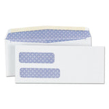 Universal® Double Window Business Envelope, #8 5-8, Square Flap, Gummed Closure, 3.63 X 8.63, White, 500-box freeshipping - TVN Wholesale