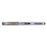 Universal™ Gel Pen, Stick, Medium 0.7 Mm, Black Ink, Silver-black Barrel, Dozen freeshipping - TVN Wholesale