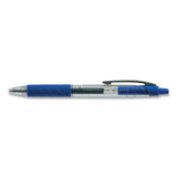 Universal™ Comfort Grip Gel Pen, Retractable, Medium 0.7 Mm, Blue Ink, Clear-blue Barrel, 36-pack freeshipping - TVN Wholesale