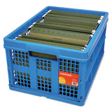 Universal® Filing-storage Tote, Letter Files, 20.13" X 14.63" X 10.75", Black freeshipping - TVN Wholesale