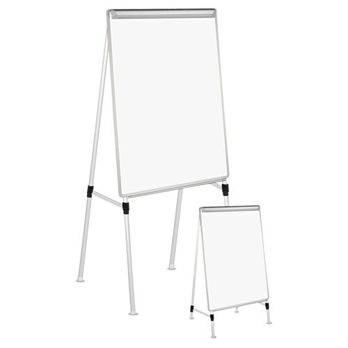 Universal® Dry Erase Easel Board, Easel Height: 42" To 67", Board: 29" X 41", White-silver freeshipping - TVN Wholesale