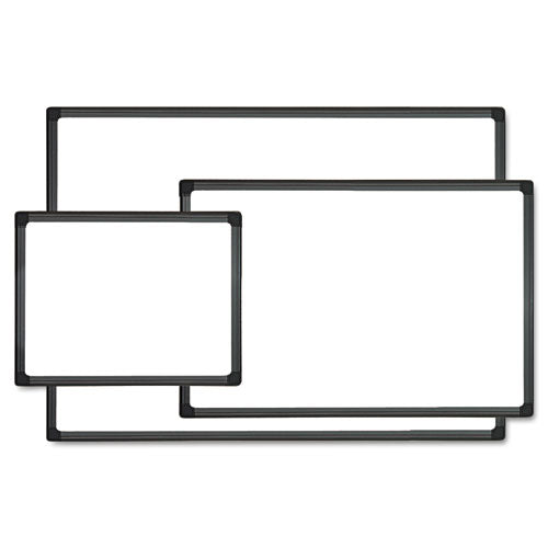 Universal® Dry Erase Board, Melamine, 24 X 18, Black Frame freeshipping - TVN Wholesale