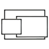 Universal® Dry Erase Board, Melamine, 24 X 18, Black Frame freeshipping - TVN Wholesale