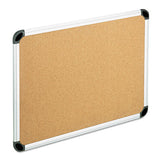 Universal® Cork Board With Aluminum Frame, 24 X 18, Natural, Silver Frame freeshipping - TVN Wholesale