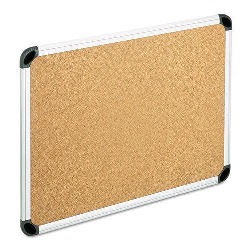Universal® Cork Board With Aluminum Frame, 36 X 24, Natural, Silver Frame freeshipping - TVN Wholesale