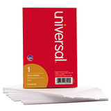 Universal® Loose White Memo Sheets, 4 X 6, Unruled, Plain White, 200-pack freeshipping - TVN Wholesale
