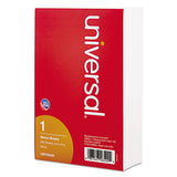 Universal® Loose White Memo Sheets, 4 X 6, Unruled, Plain White, 200-pack freeshipping - TVN Wholesale
