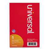 Universal® Loose White Memo Sheets, 4 X 6, Unruled, Plain White, 200-pack freeshipping - TVN Wholesale