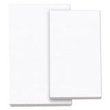 Universal® Loose White Memo Sheets, 4 X 6, Unruled, Plain White, 200-pack freeshipping - TVN Wholesale