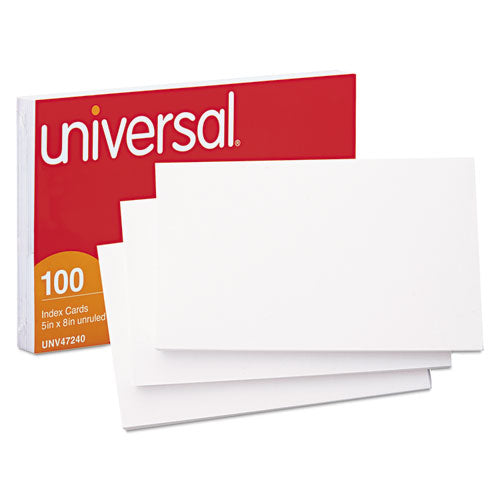 Universal® Ruled Index Cards, 3 X 5, White, 100-pack freeshipping - TVN Wholesale