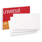 Universal® Ruled Index Cards, 3 X 5, White, 100-pack freeshipping - TVN Wholesale