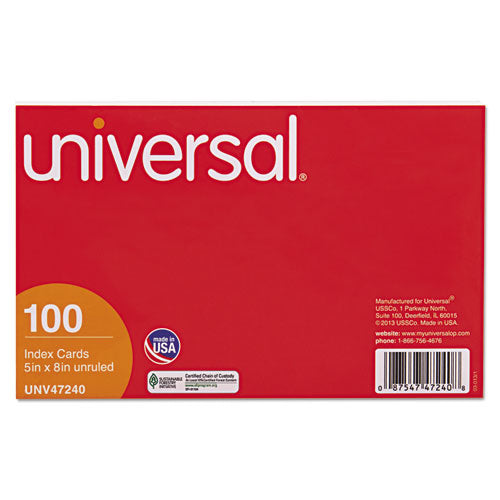 Universal® Ruled Index Cards, 3 X 5, White, 100-pack freeshipping - TVN Wholesale