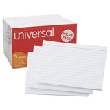Universal® Ruled Index Cards, 3 X 5, White, 500-pack freeshipping - TVN Wholesale