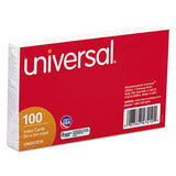 Universal® Ruled Index Cards, 4 X 6, White, 100-pack freeshipping - TVN Wholesale