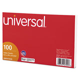 Universal® Ruled Index Cards, 4 X 6, White, 100-pack freeshipping - TVN Wholesale
