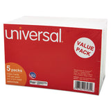 Universal® Ruled Index Cards, 4 X 6, White, 500-pack freeshipping - TVN Wholesale