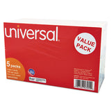Universal® Ruled Index Cards, 5 X 8, White, 500-pack freeshipping - TVN Wholesale