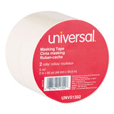 Universal® Removable General-purpose Masking Tape, 3" Core, 18 Mm X 54.8 M, Beige, 6-pack freeshipping - TVN Wholesale
